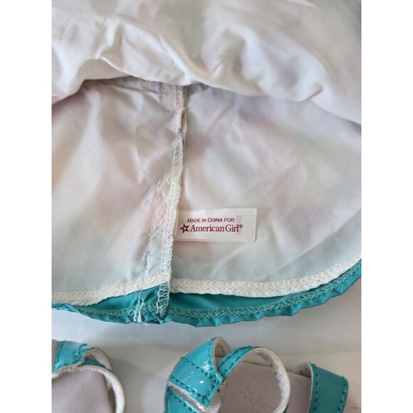 American Girl Bright Blooms Dress and shoes - Picture 6 of 8